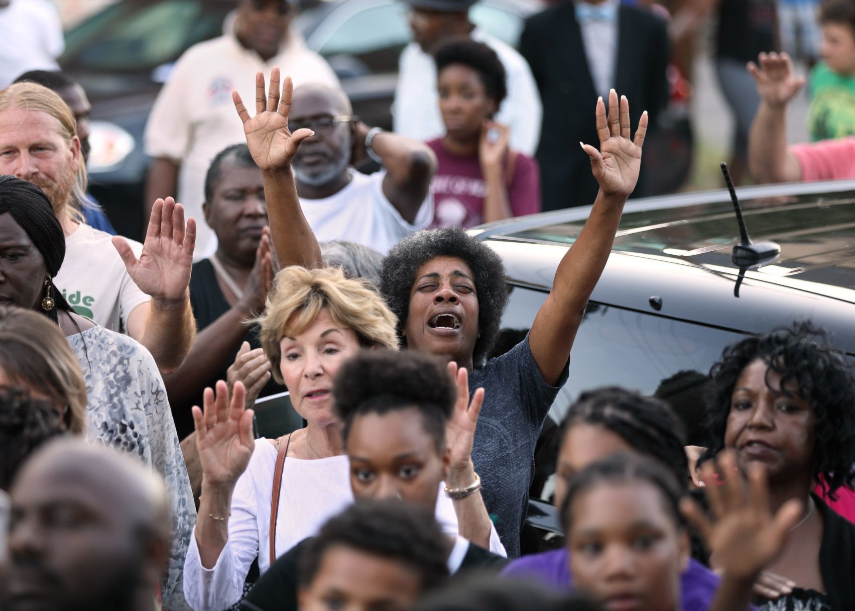 Vigil for 7-year-old Xavier Usanga killed by stray bullet in St. Louis